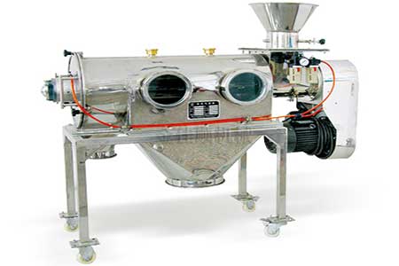 臥式氣流篩進(jìn)料口出現(xiàn)飛料怎么辦？