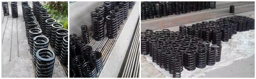 直線篩彈簧拼接圖